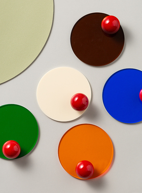 XEMO七彩色通用杯盖万能亚克力水杯盖子马克杯玻璃杯陶瓷杯