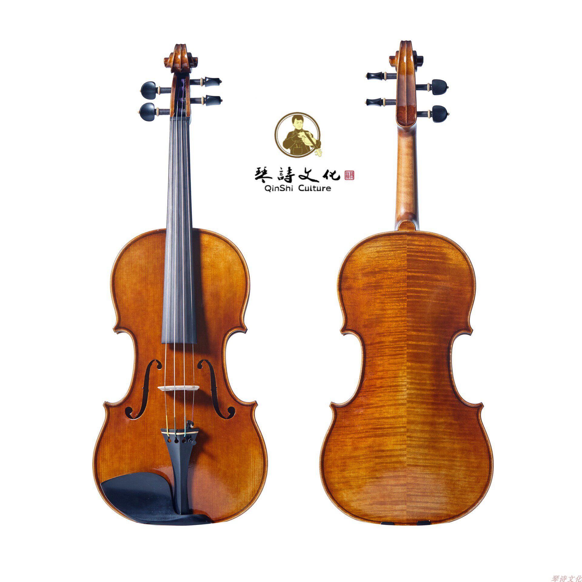 上海琴诗文化D120欧料精品初学者纯手工专业级演奏级小提琴
