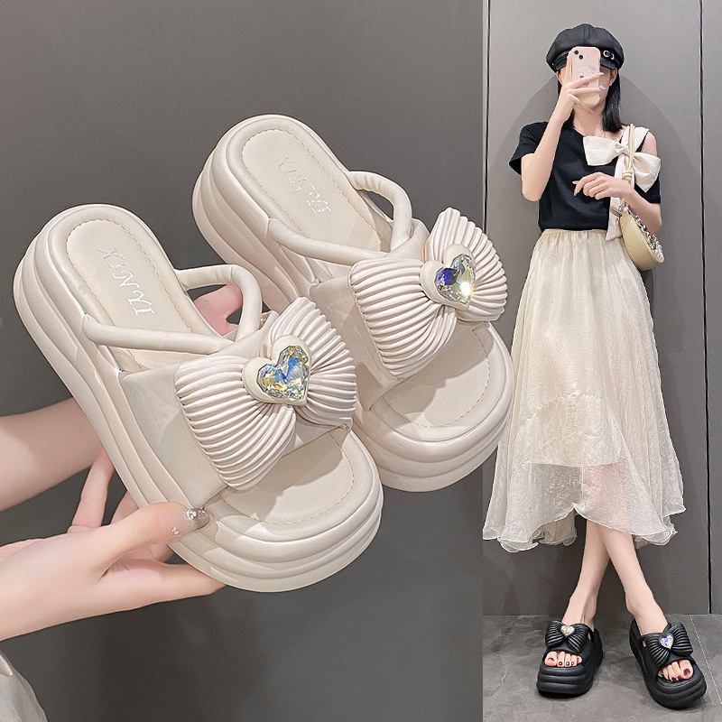 聚氨酯厚底水钻踩屎感婚纱神器