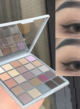 glamcolour魔法色彩眼影盘25色哑光水泥盘2021新款大地色小众品牌