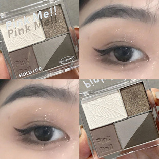 holdlive眼影日常淡妆2021年旗舰店新款大地色低饱和水泥盘眼影盘