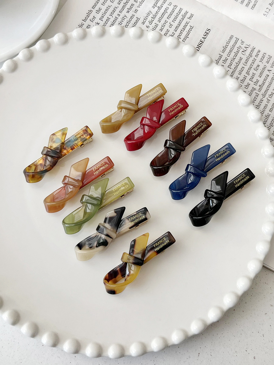 鸭嘴夹刘海夹边夹法式