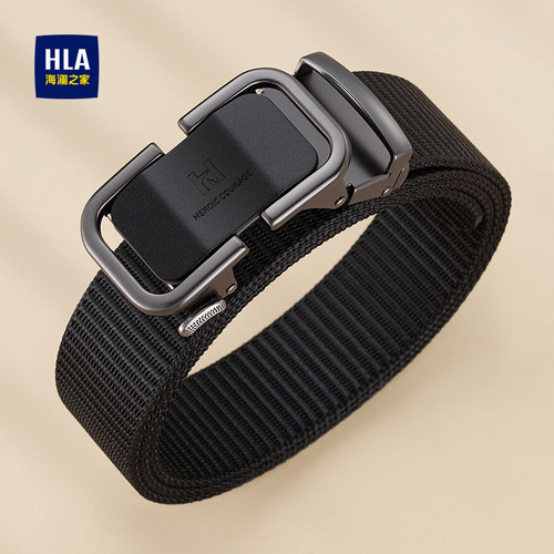 海澜之家帆布自动扣腰带