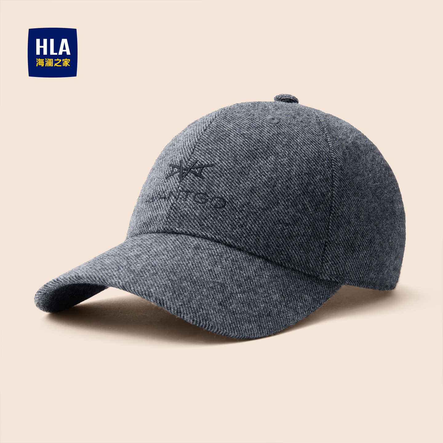 海澜之家棒球帽男士冬季保暖户外钓鱼鸭舌帽送爸爸礼物中老年帽子