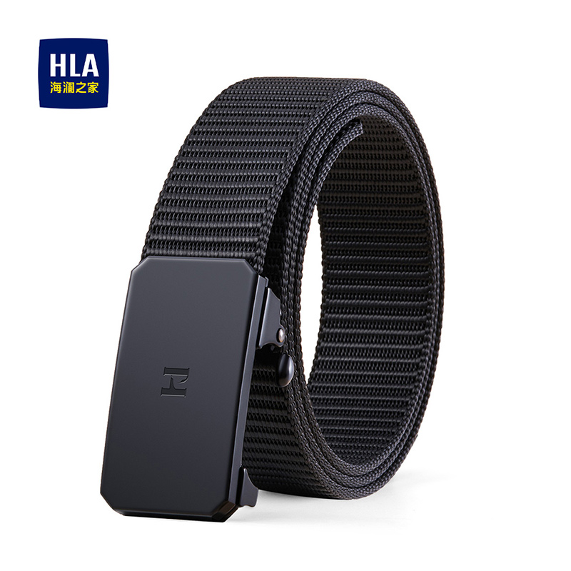 海澜之家男士编织自动扣新款腰带