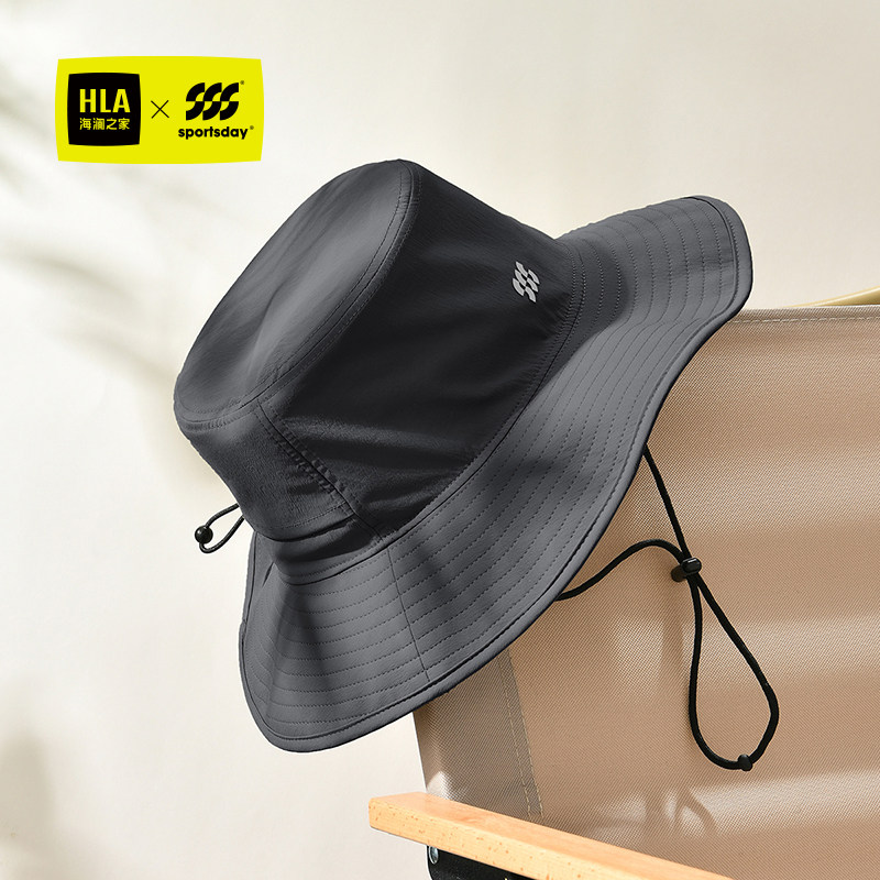 海澜之家渔夫帽男士新款春夏防晒帽遮阳帽登山钓鱼运动帽子百搭潮