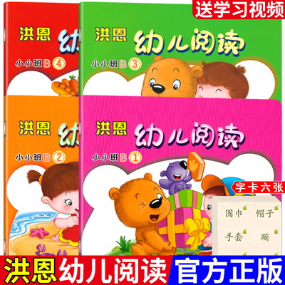 4册洪恩幼儿阅读学生用书小小