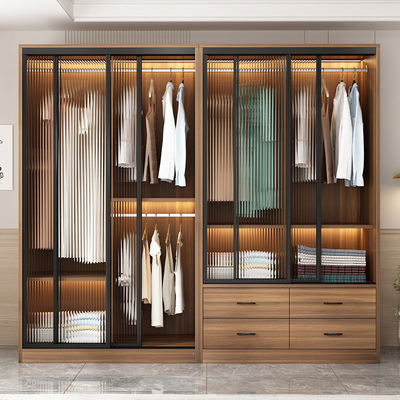 金斗满仓轻奢家用现代推拉门衣柜