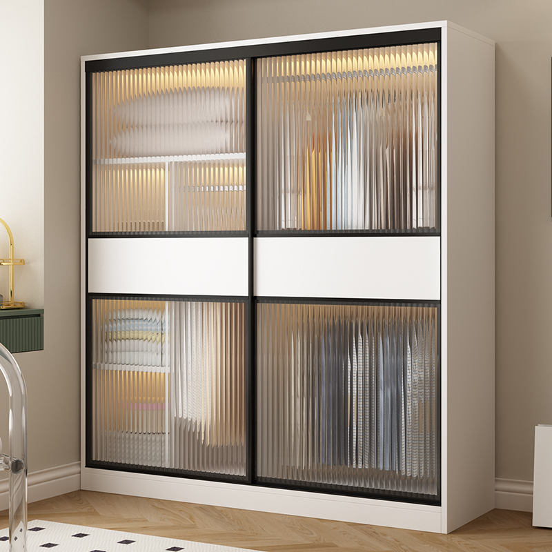 金斗满仓轻奢家用简约推拉门衣柜