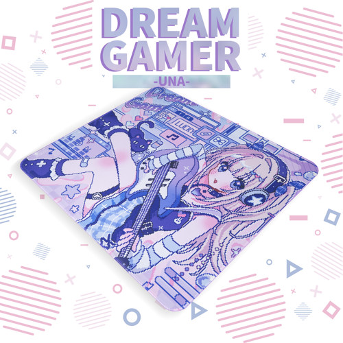 Una-Kon二次元像素风鼠标垫顺滑