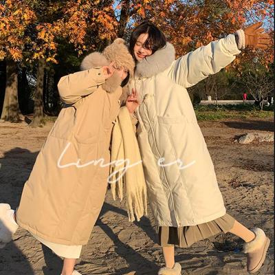 羽绒服女款2024年新款冬季中长款高级时尚小众设计感加厚保暖外套