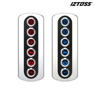 20A大电流按钮IP66 6位按钮面板开关12V 新款 游艇房车改装