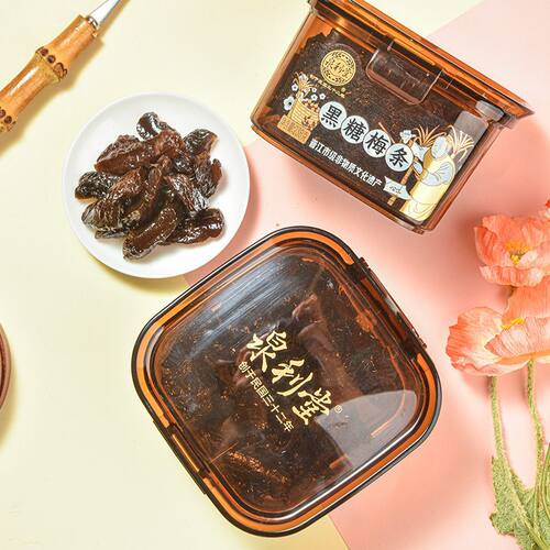 泉利堂黑糖梅条238g果脯蜜饯