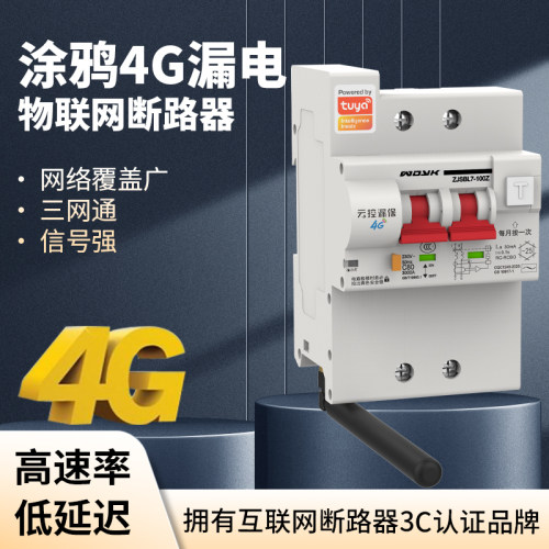 国际版全球通涂鸦4G漏电断路器
