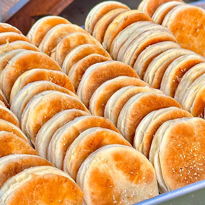 【层叠酥脆】椒盐烧饼面饼酥脆香酥潍坊特产加热即食烤排烙饼即食