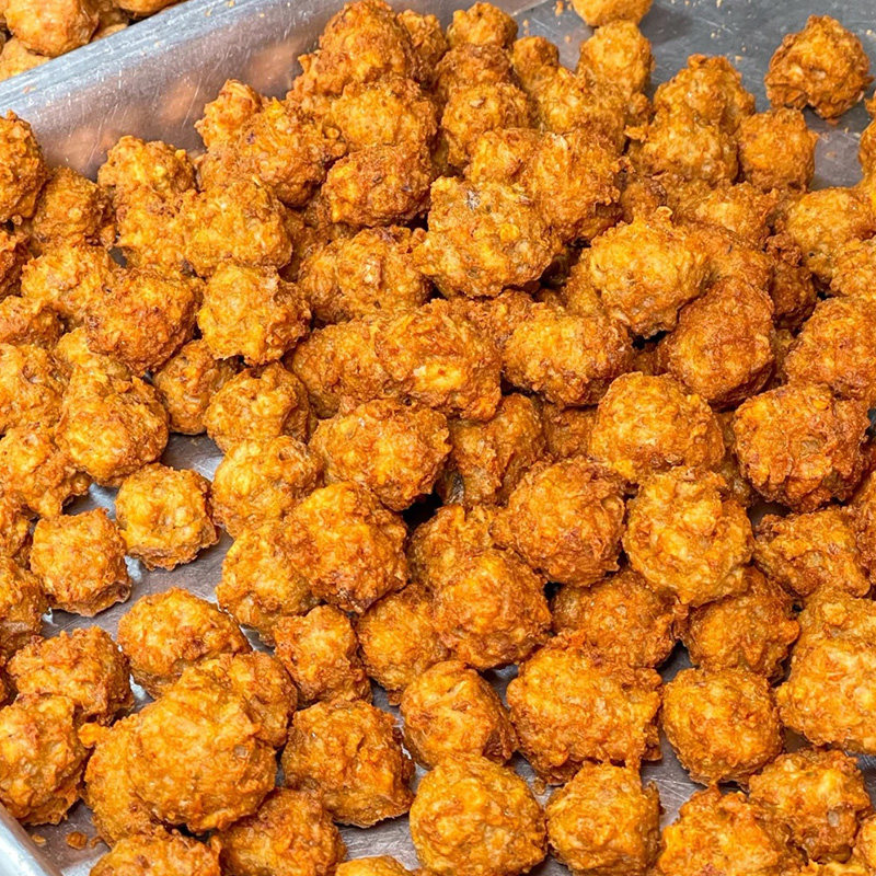 【外酥里嫩】大肉丸干炸肉丸手打猪肉熟食半成品火锅麻辣烫下酒菜,粮油调味/速食/干货/烘焙,火锅丸类,淘宝优惠券,粉丝福利购,淘宝优惠卷