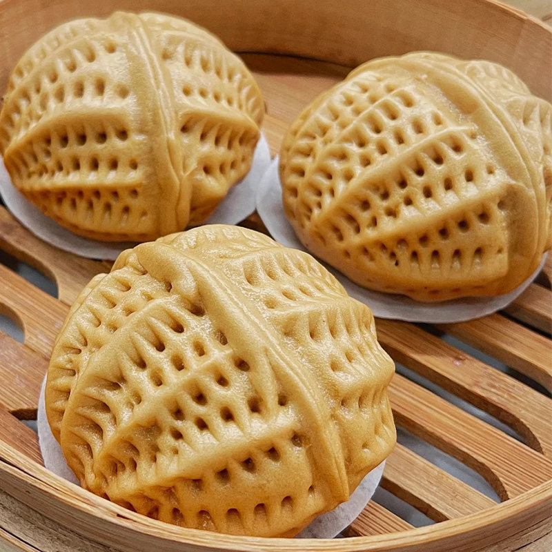 【顺丰冷链】核桃包广式奶黄包速冻半成品加热即食营养速食面点