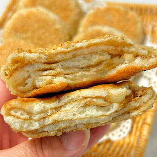 【京东送货上门】椒盐芝麻烧饼老北京烧饼山东千层北方面食手工