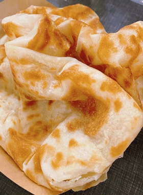 【现做现发】duangduang饼单饼美食营养速食原味火烧卷饼手工发面