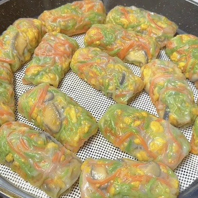 菜蟒河南特产菜龙水晶薄皮菜卷子懒人速食营养早餐半成品手工面食