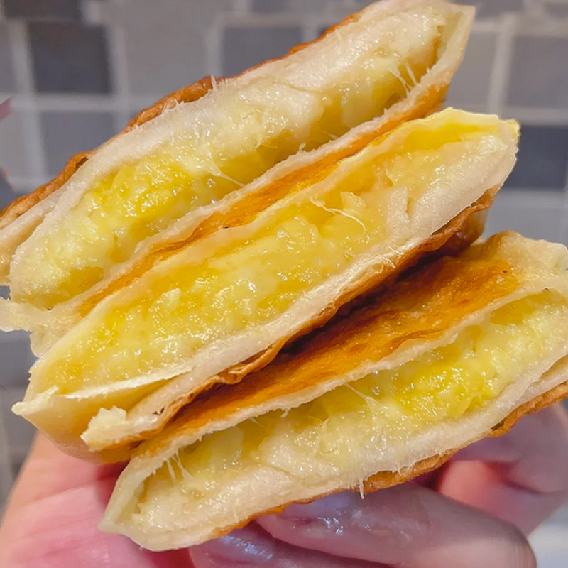 爆浆榴莲印度飞饼儿童早餐半成品香蕉菠萝速食手抓饼煎饼网红小吃