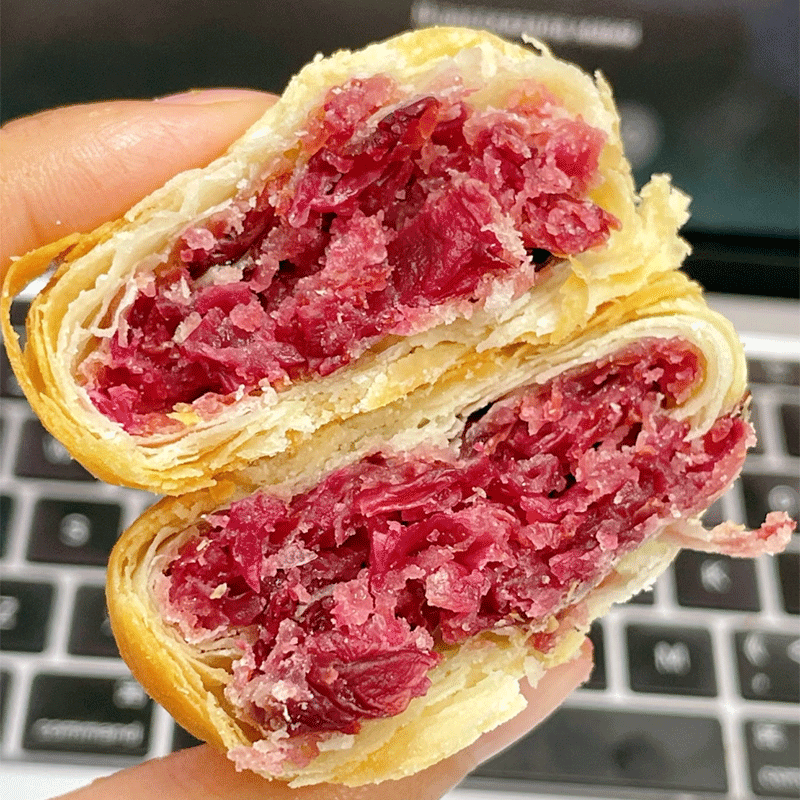 【现货速发】玫瑰鲜花饼