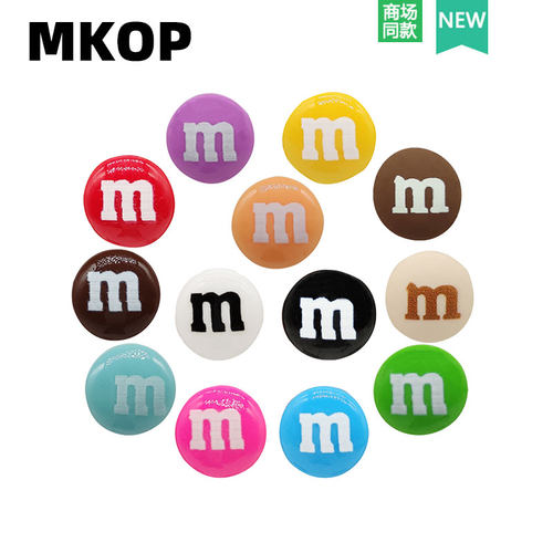 Crocs彩色M豆鞋花配件洞洞鞋配饰