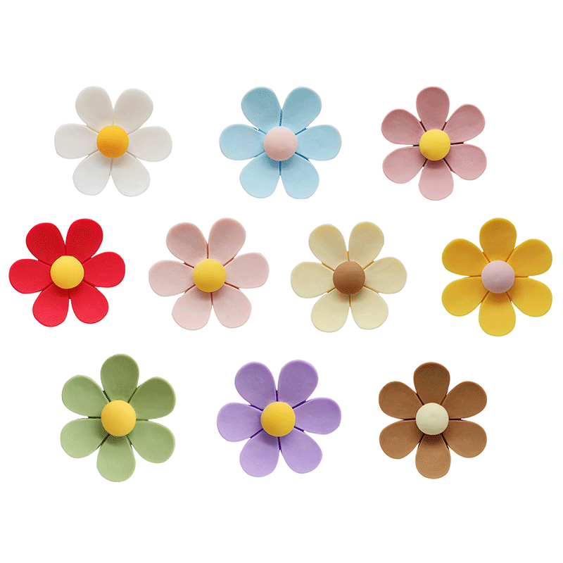 Crocs可爱小花鞋花扣洞洞鞋配饰