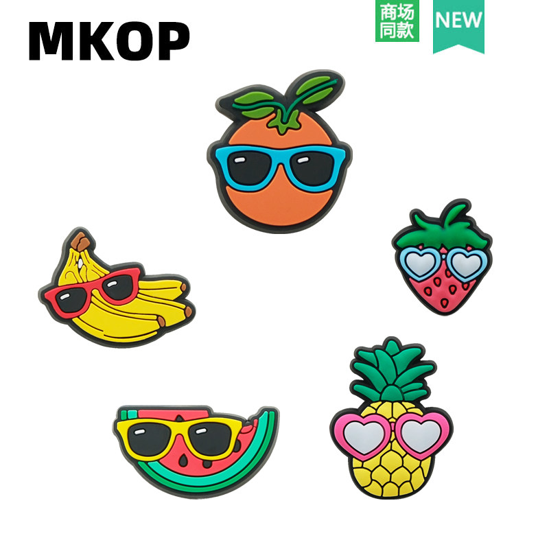 Mkop洞洞鞋配饰高级感鞋扣配件眼镜水果香蕉鞋花适配Crocs/Cross,服饰配件/皮带/帽子/围巾,鞋扣,淘宝优惠券,粉丝福利购,淘宝优惠卷