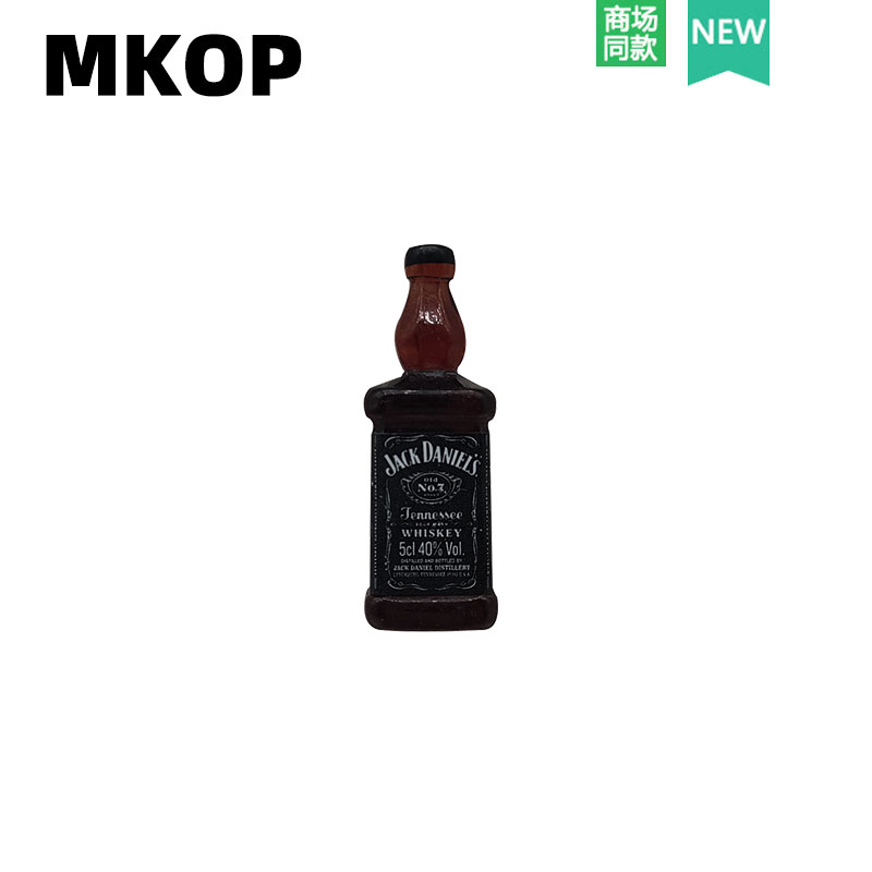 Crocs立体威士忌鞋花洞洞鞋配饰