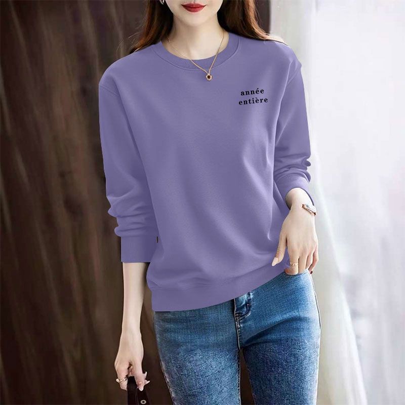 女士纯棉长袖卫衣时尚新款