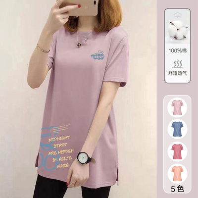 纯棉短袖T恤女夏季新款设计感