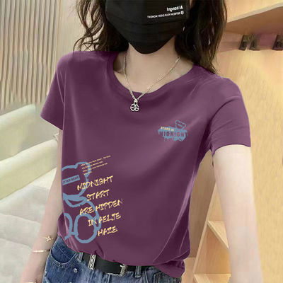 品质纯棉女士短袖T恤女夏装