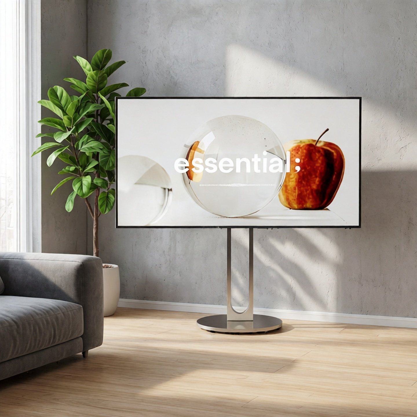 电视不锈钢支架可移动落地适配小米海信55/65/75寸电视移动式支架