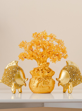 每年都有鱼，幸运树装饰品，乔迁及开幕，无障碍豪华礼品，创意客