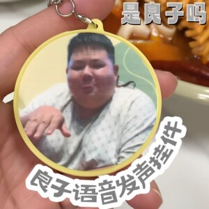 良子板面按压发声恶搞钥匙扣