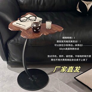 轻奢高级感小户型 蝴蝶小茶几边几中古风客厅家用高颜值2025新款