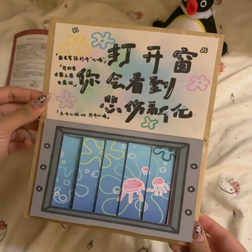 七夕尼泊尔手工本抽拉贺卡礼物