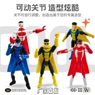 【新品】无敌少侠人偶马克关节人偶关节可动免拼手办摆件解压玩具