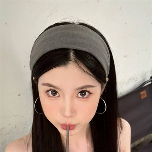 zoozmomo古力娜扎同款宽边发箍女2025新款日常外戴高颅顶头箍发卡