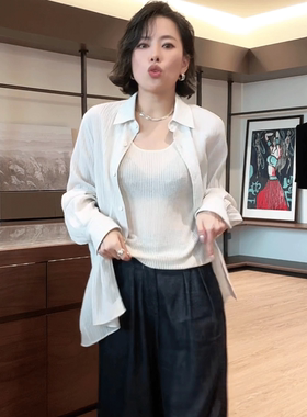 魏老板【见青】春季新款深蓝色土耳其进口面料透气复古直筒牛仔裤