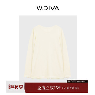 魏老板【尤里】日本三菱三醋酸+棉简约圆领长袖针织衫女51Z141740