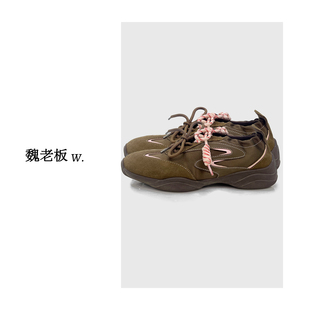带牛京皮休闲鞋 魏老板 咖色透气复古双鞋 旺角星 50X281328 春季