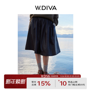 土耳其进口中古摩登绵羊皮百褶裙老钱风女53K302770 琥珀