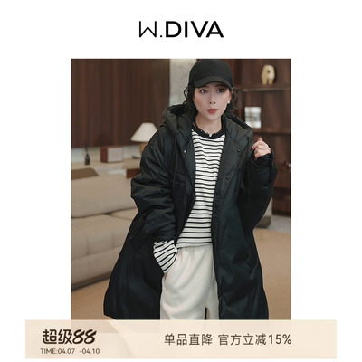 魏老板/越界/90白鹅绒排扣设计百
