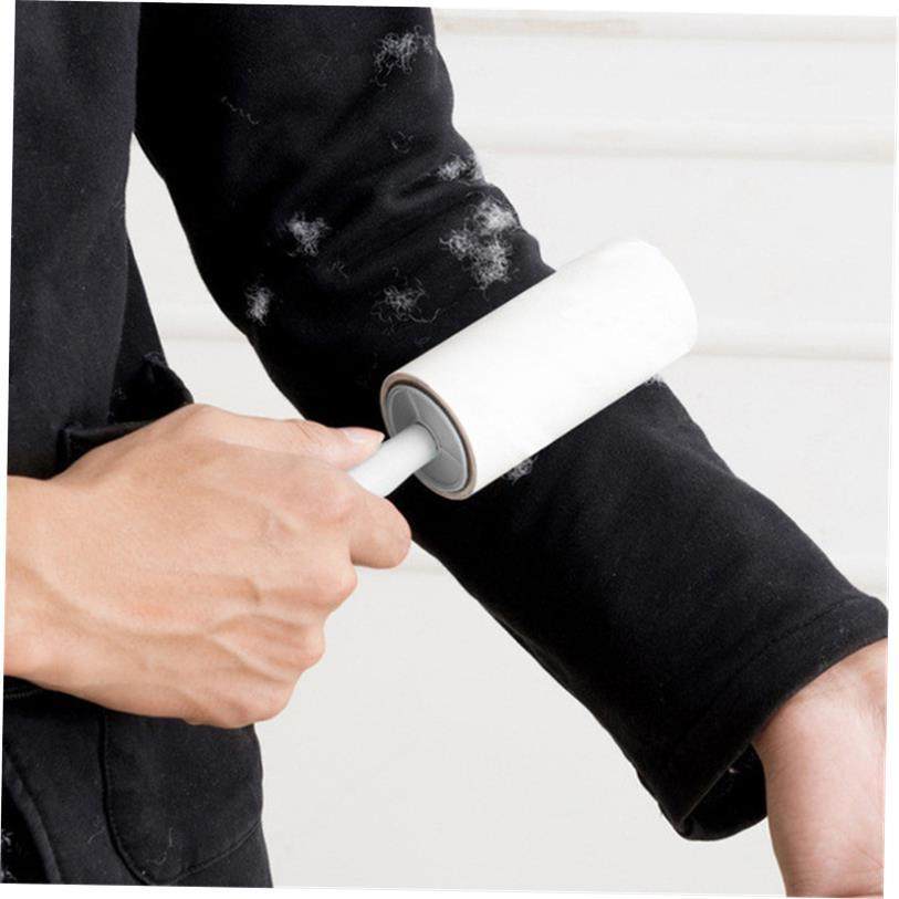 lint dust hair remover cloth sticky roller brush cleaner 1
