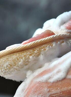 Natural Loofah Bath Exfoliating Scrub Sponge Body Scrubber E