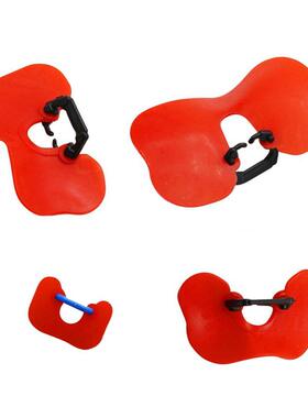 20 Pcs S/M/L/XL Red Soft Chicken Anti-pecking Glasses withou