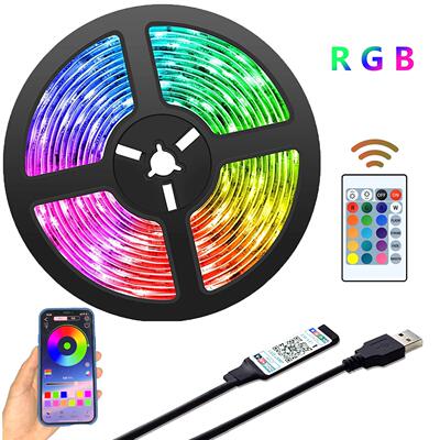 LED Strip Light Bluetooth USB Powered LED Lights Strips With