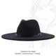 caps Vintage Men Women Felt Wool Trilby Hat Gangster Fedora